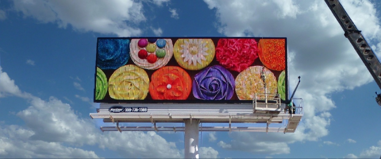 Billboard at Stockdale Hwy at California
